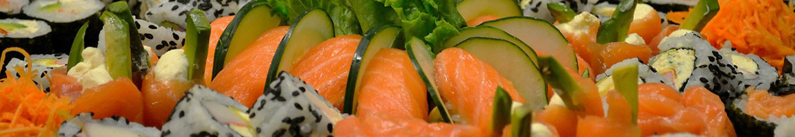 Eating Japanese Sushi at California Sushi restaurant in Chula Vista, CA.